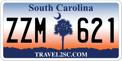 SC license plate ZZM621