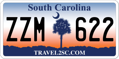 SC license plate ZZM622