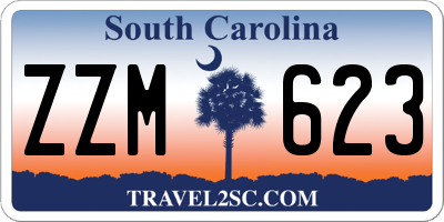 SC license plate ZZM623