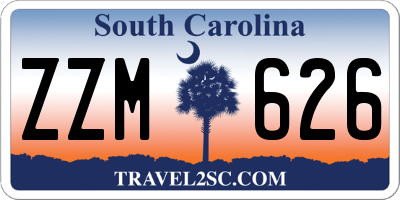 SC license plate ZZM626