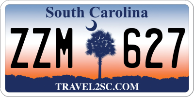 SC license plate ZZM627