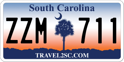 SC license plate ZZM711