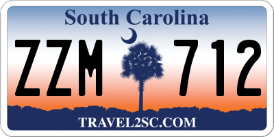 SC license plate ZZM712