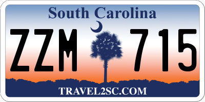SC license plate ZZM715