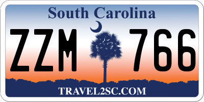 SC license plate ZZM766