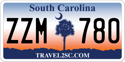 SC license plate ZZM780
