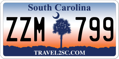 SC license plate ZZM799