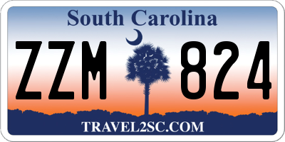 SC license plate ZZM824