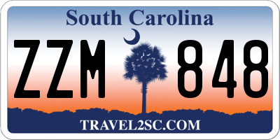 SC license plate ZZM848