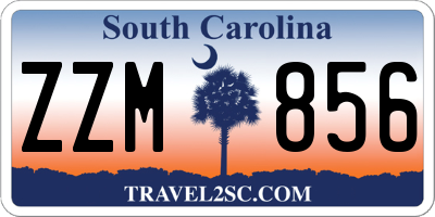 SC license plate ZZM856