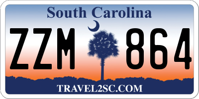 SC license plate ZZM864