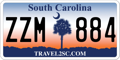 SC license plate ZZM884