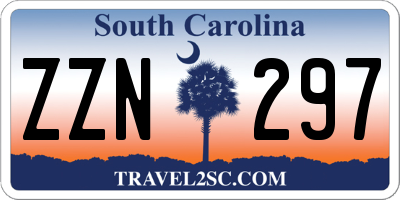 SC license plate ZZN297