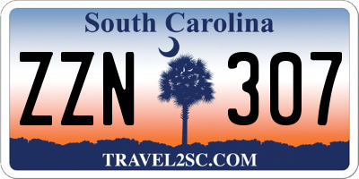 SC license plate ZZN307
