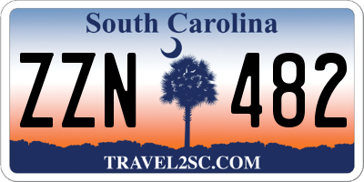SC license plate ZZN482
