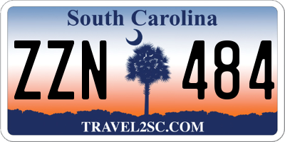 SC license plate ZZN484