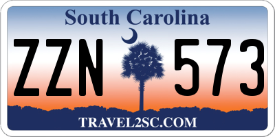 SC license plate ZZN573