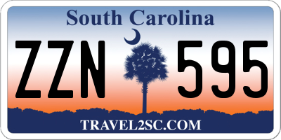 SC license plate ZZN595