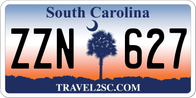 SC license plate ZZN627