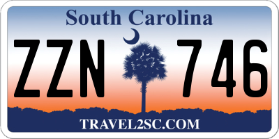 SC license plate ZZN746