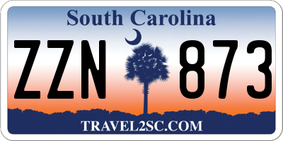 SC license plate ZZN873