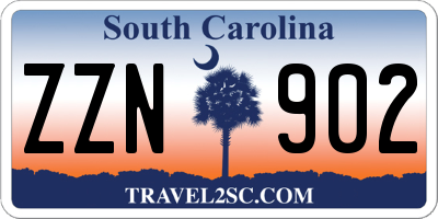 SC license plate ZZN902