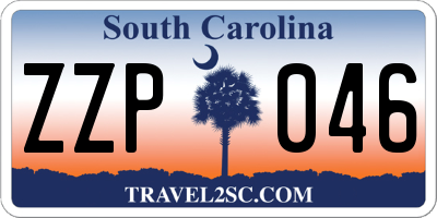 SC license plate ZZP046