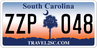 SC license plate ZZP048