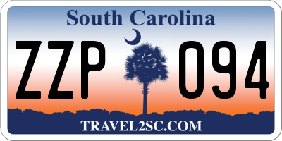 SC license plate ZZP094