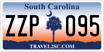 SC license plate ZZP095