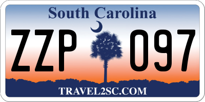 SC license plate ZZP097