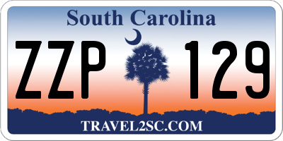 SC license plate ZZP129