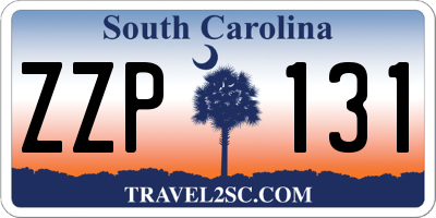 SC license plate ZZP131