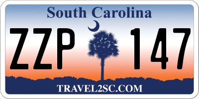 SC license plate ZZP147