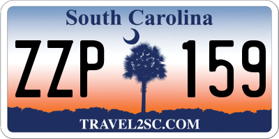 SC license plate ZZP159