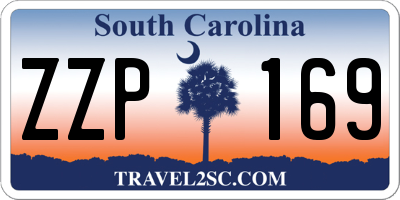 SC license plate ZZP169