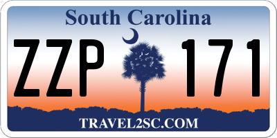 SC license plate ZZP171