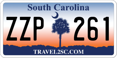 SC license plate ZZP261