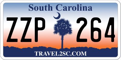 SC license plate ZZP264