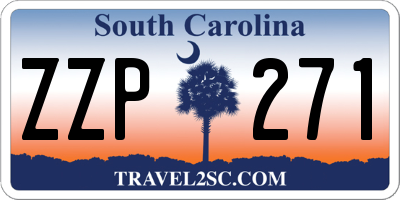 SC license plate ZZP271