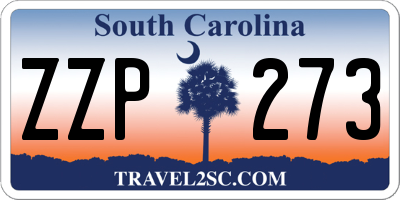 SC license plate ZZP273