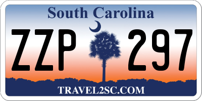 SC license plate ZZP297