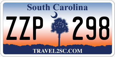 SC license plate ZZP298