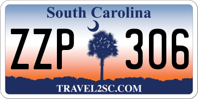 SC license plate ZZP306