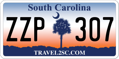 SC license plate ZZP307