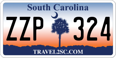 SC license plate ZZP324