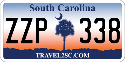 SC license plate ZZP338