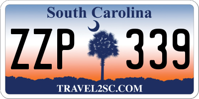 SC license plate ZZP339