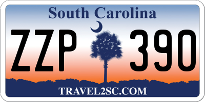 SC license plate ZZP390