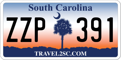 SC license plate ZZP391